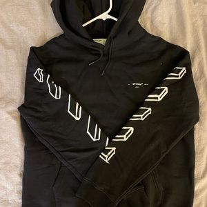 Off white black hoodie